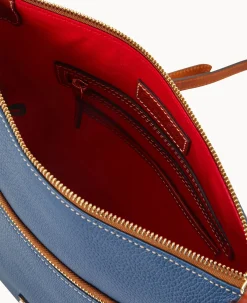 Pebble Grain Large Tassel Crossbody