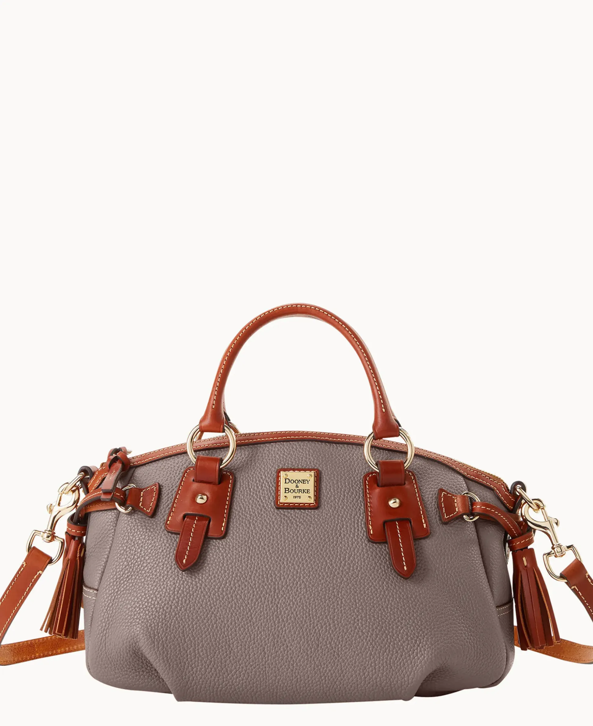 Pebble Grain Medium Mail Satchel