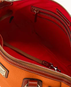 Pebble Grain Medium Mail Satchel