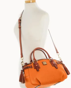 Pebble Grain Medium Mail Satchel
