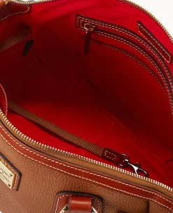 Pebble Grain Medium Mail Satchel