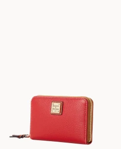 Pebble Grain Medium Zip Around Wallet