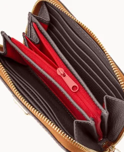 Pebble Grain Medium Zip Around Wallet
