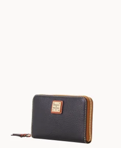 Pebble Grain Medium Zip Around Wallet