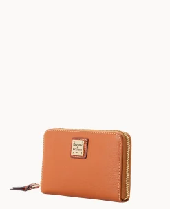 Pebble Grain Medium Zip Around Wallet