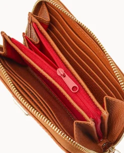 Pebble Grain Medium Zip Around Wallet