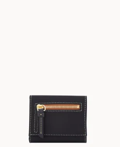 Pebble Grain Small Flap Credit Card Wallet