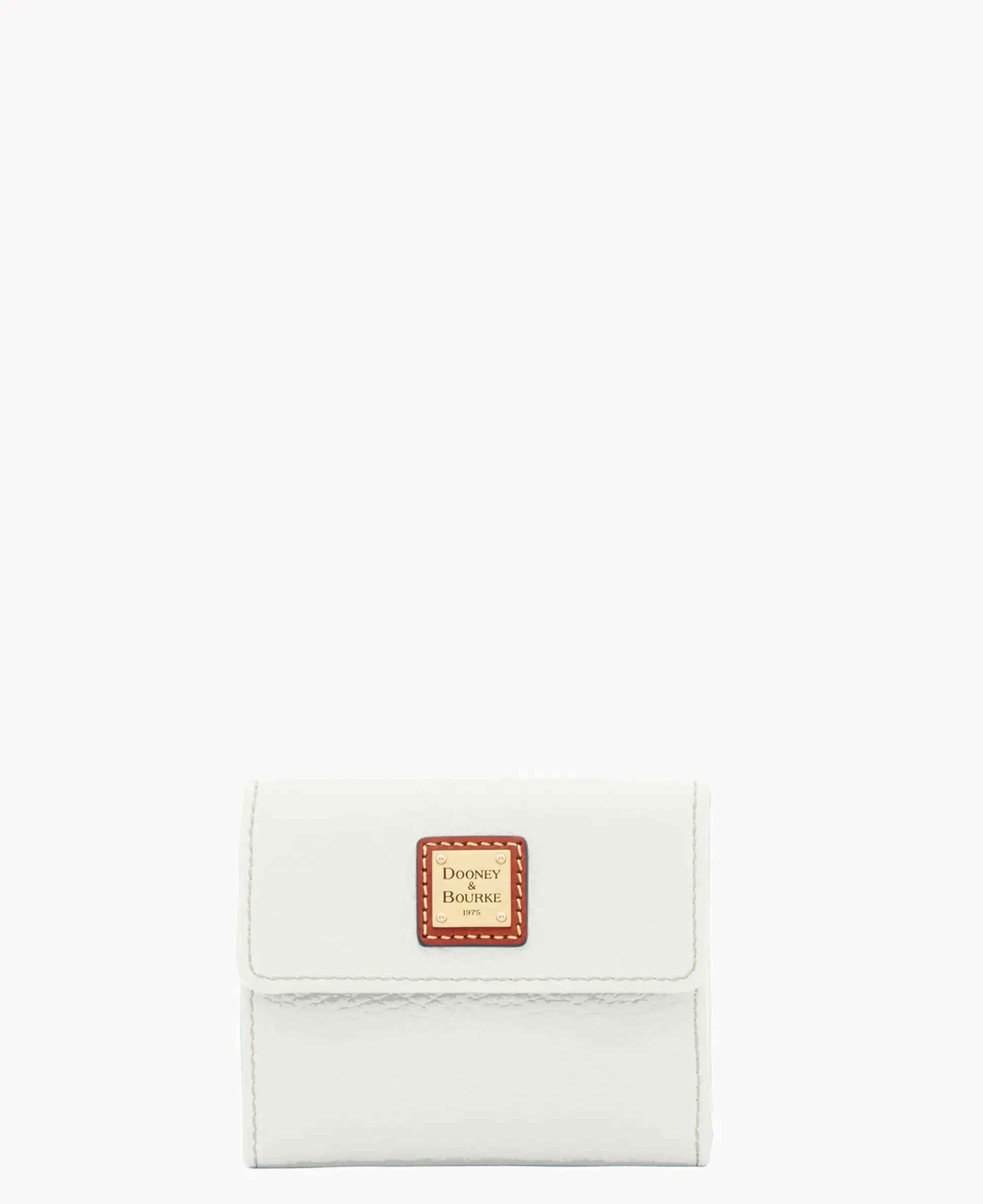 Pebble Grain Small Flap Credit Card Wallet