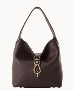 Pebble Grain Small Logo Lock Sac