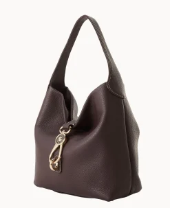 Pebble Grain Small Logo Lock Sac