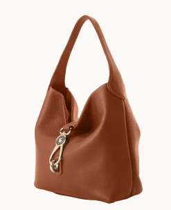 Pebble Grain Small Logo Lock Sac