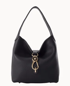 Pebble Grain Small Logo Lock Sac
