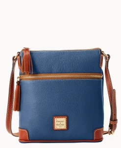 Pebble Grain Small Tassel Crossbody