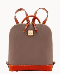 Pebble Grain Zip Pod Backpack