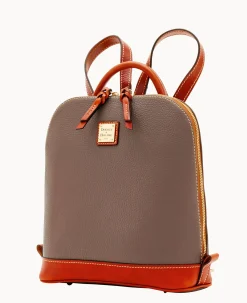 Pebble Grain Zip Pod Backpack