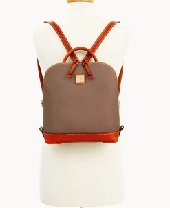 Pebble Grain Zip Pod Backpack