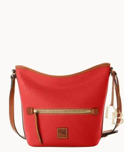 Pebble Grain Zip Sac