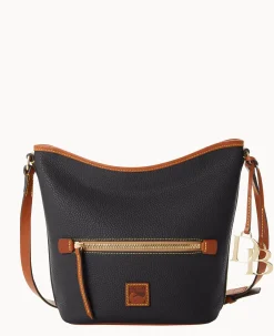 Pebble Grain Zip Sac
