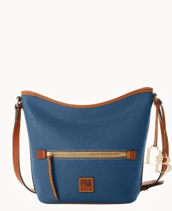Pebble Grain Zip Sac