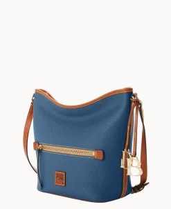 Pebble Grain Zip Sac