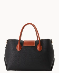 Pebble Turnlock Handle Tote 30
