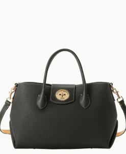 Pebble Turnlock Handle Tote 30