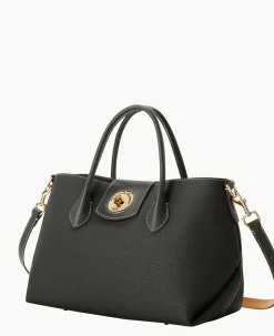 Pebble Turnlock Handle Tote 30