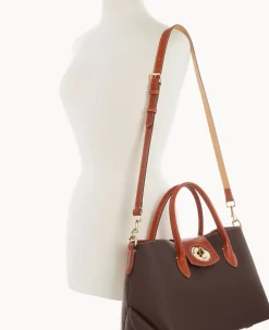 Pebble Turnlock Handle Tote 30
