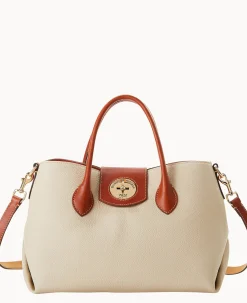 Pebble Turnlock Handle Tote 30