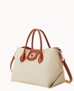 Pebble Turnlock Handle Tote 30