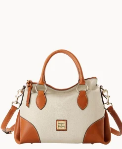 Pebble with Florentine Trim Satchel 30