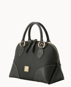 Pebble with Florentine Trim Domed Satchel