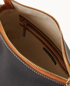 Pebble with Florentine Trim Satchel 30