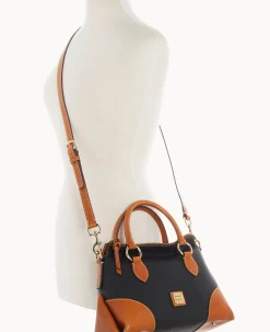 Pebble with Florentine Trim Satchel 30