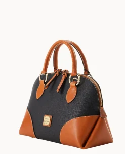 Pebble with Florentine Trim Domed Satchel