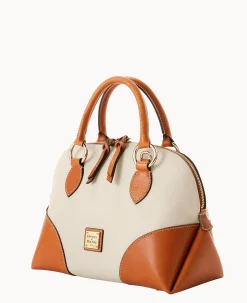 Pebble with Florentine Trim Domed Satchel