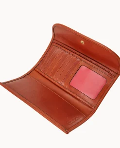 Plumeria Continental Clutch