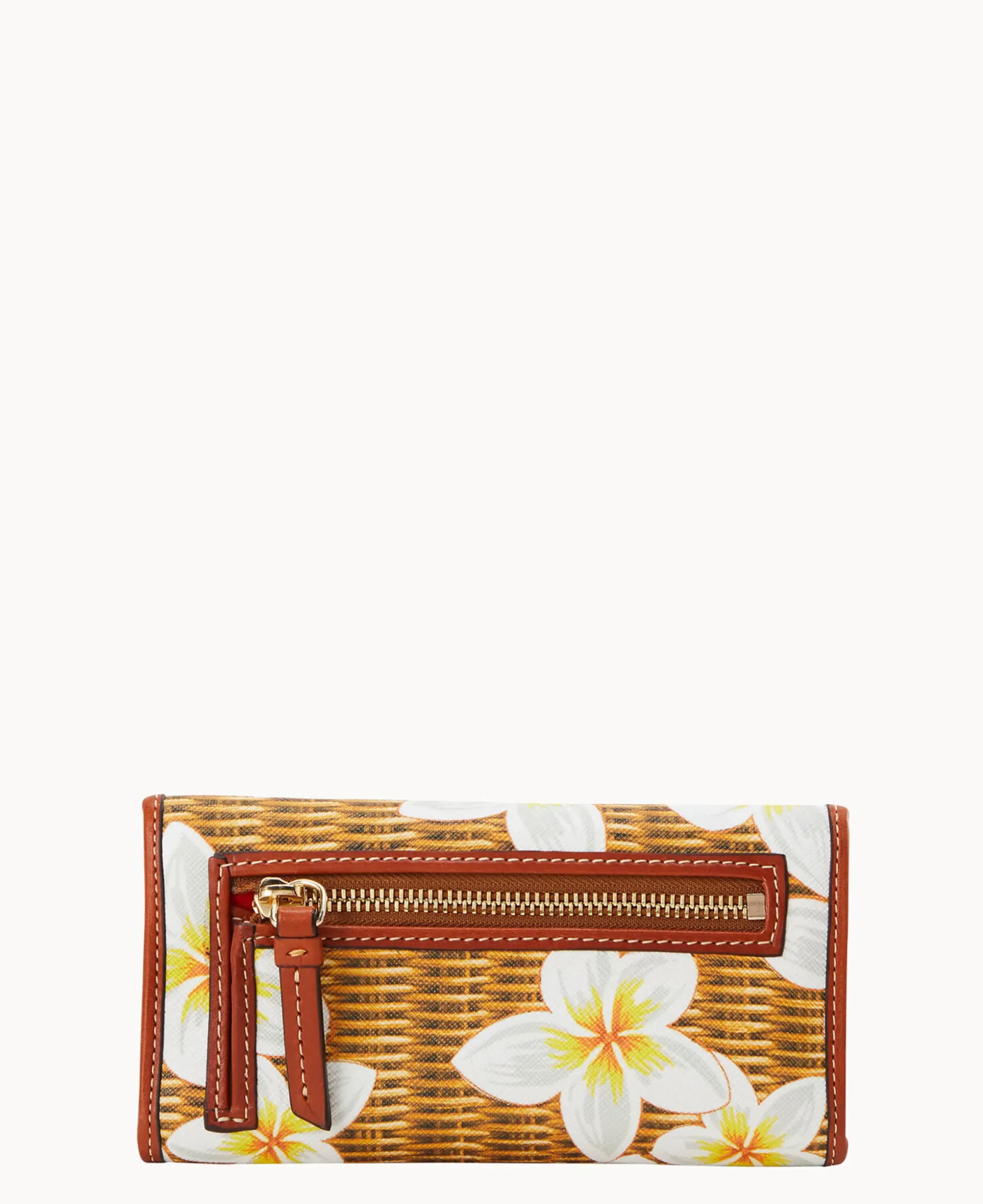 Plumeria Continental Clutch