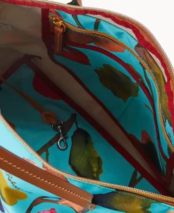 Roberta Pieri Flower Classic Sm Robertina Tote w Long Handle