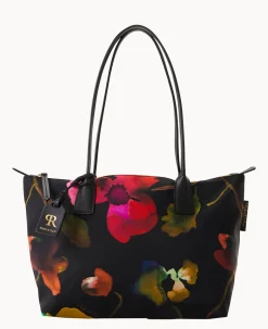 Roberta Pieri Flower Classic Sm Robertina Tote w Long Handle