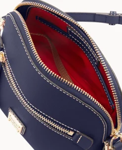Saffiano Domed Crossbody