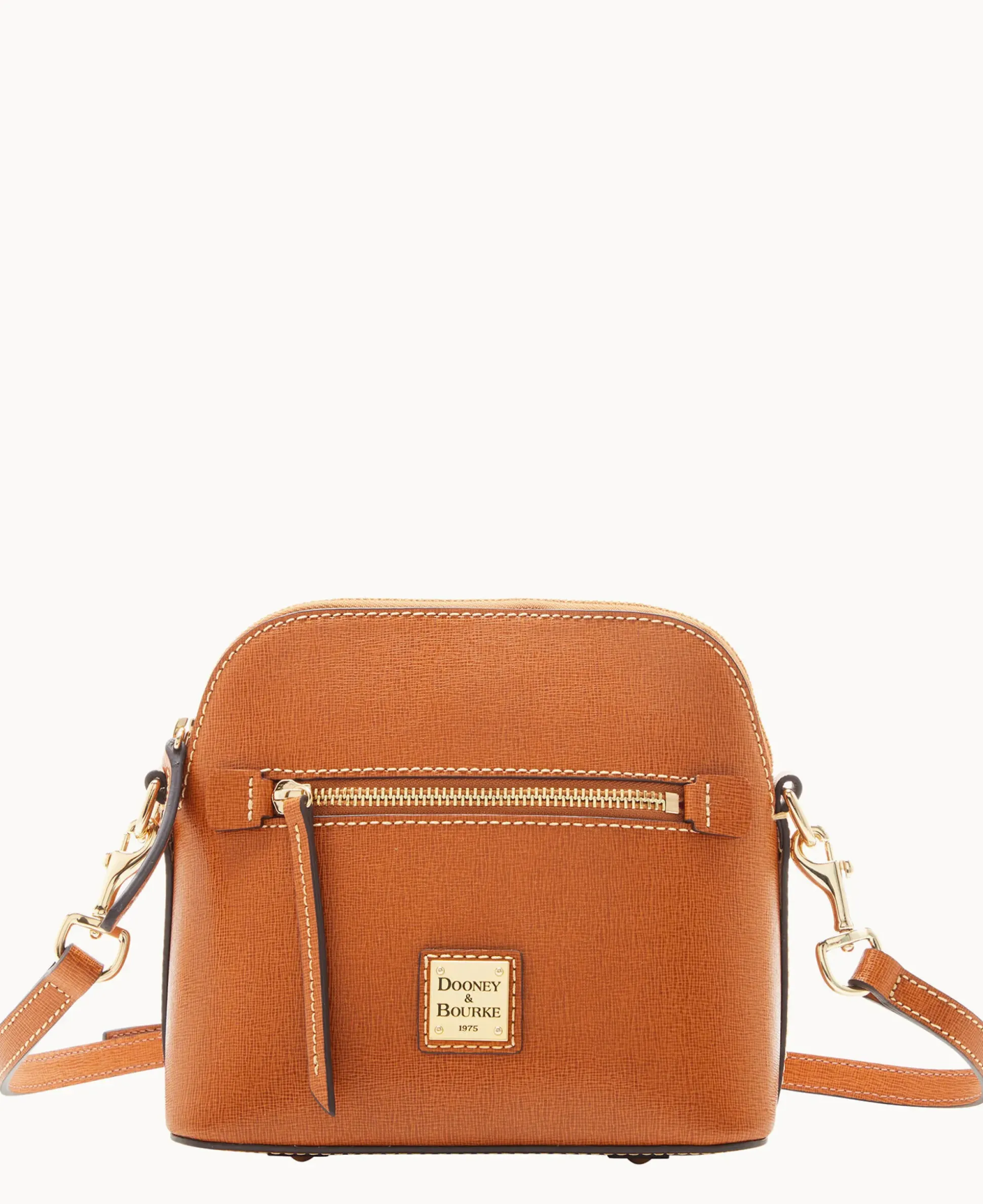 Saffiano Domed Crossbody