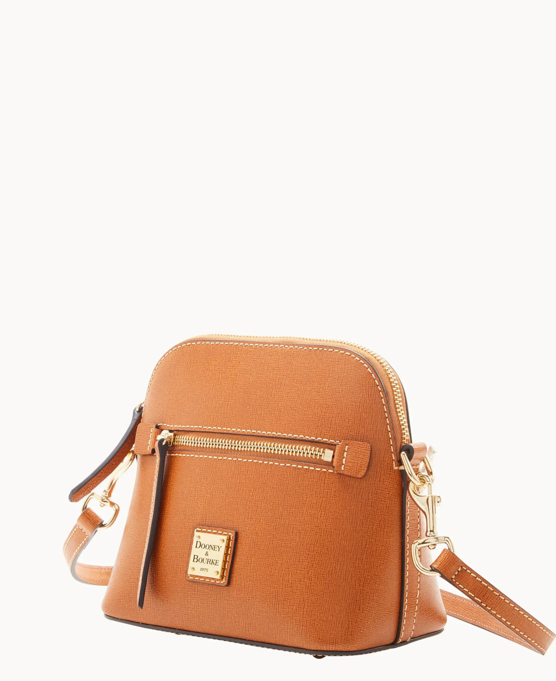 Saffiano Domed Crossbody