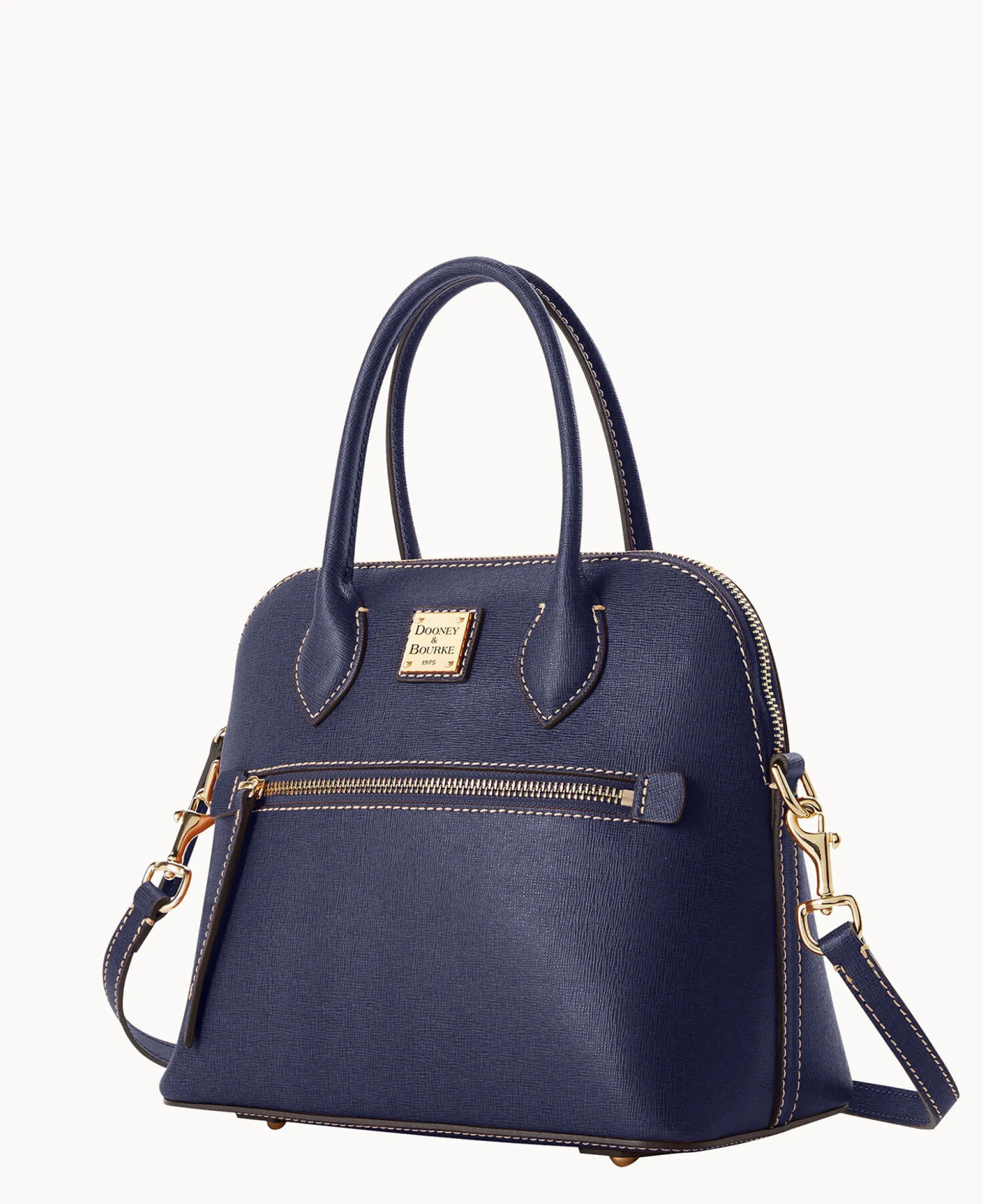 Saffiano Domed Satchel