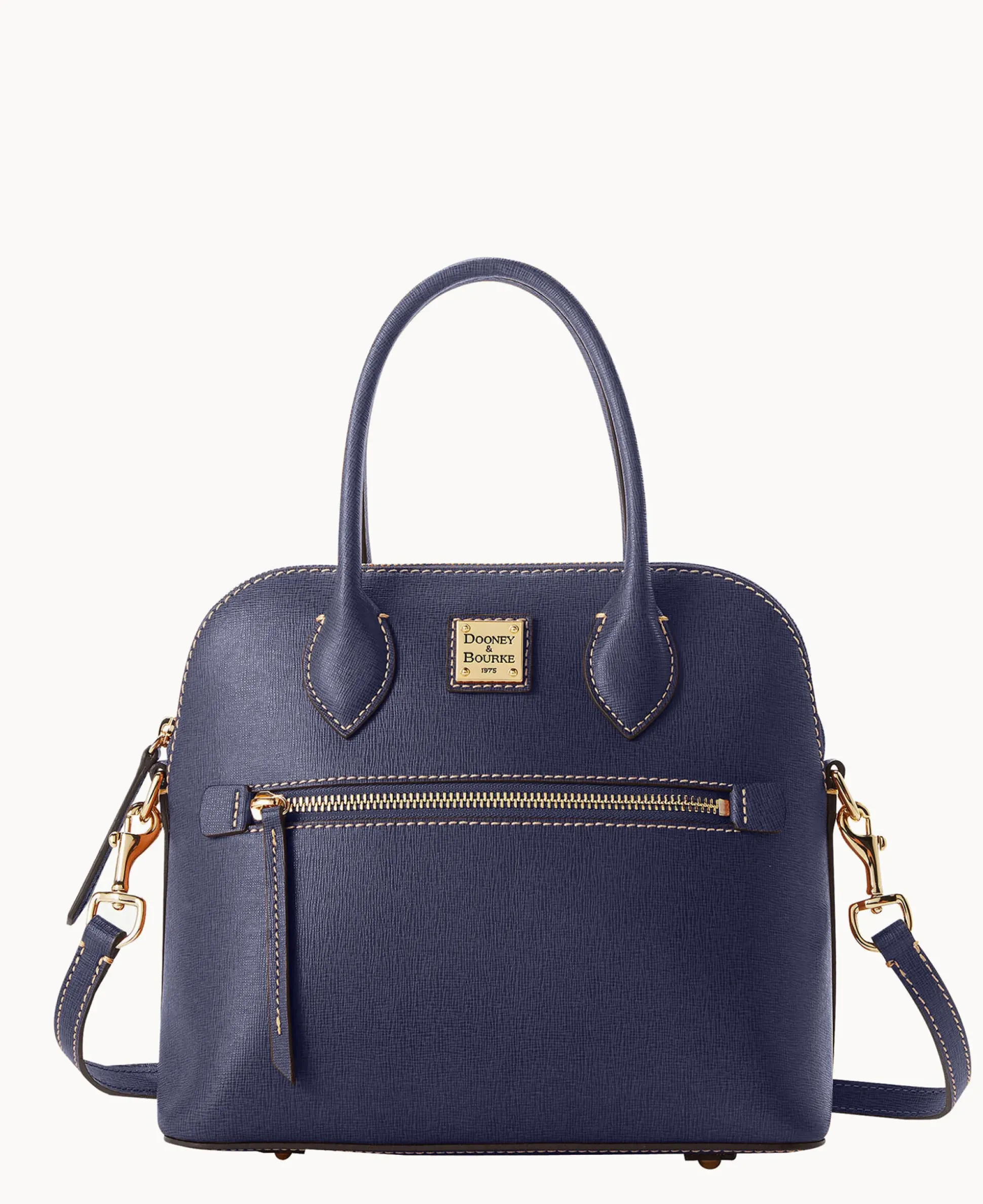 Saffiano Domed Satchel