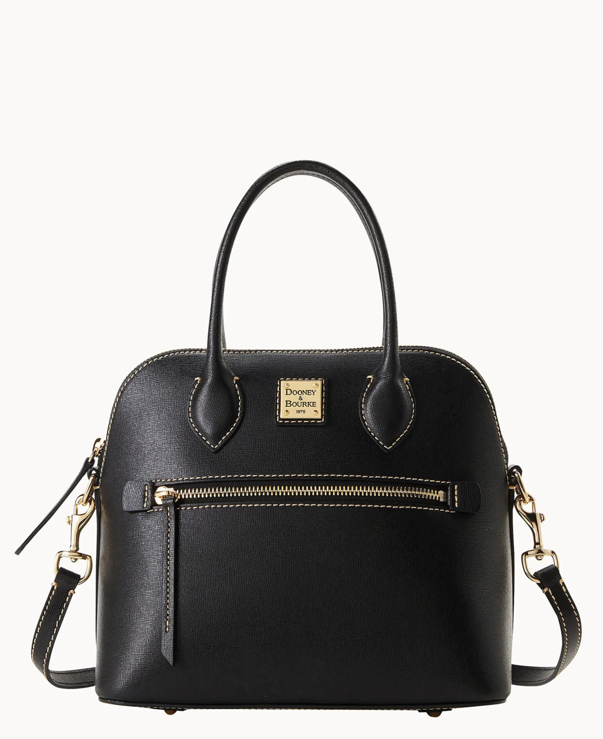 Saffiano Domed Satchel