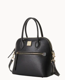 Saffiano Domed Satchel