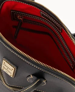 Saffiano Domed Satchel