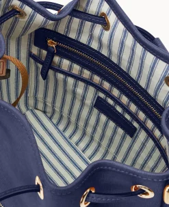 Saffiano Drawstring