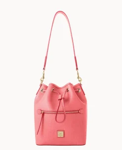 Saffiano Drawstring
